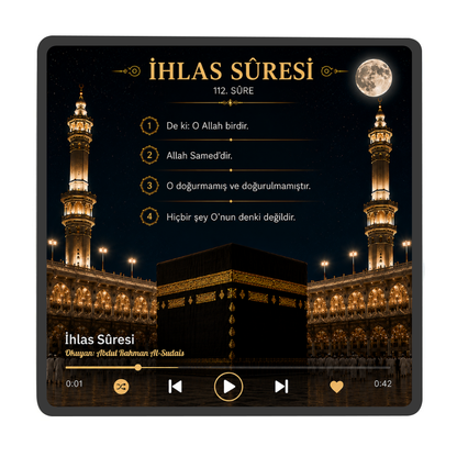 Kur'an-ı Kerim Sesli Magnet