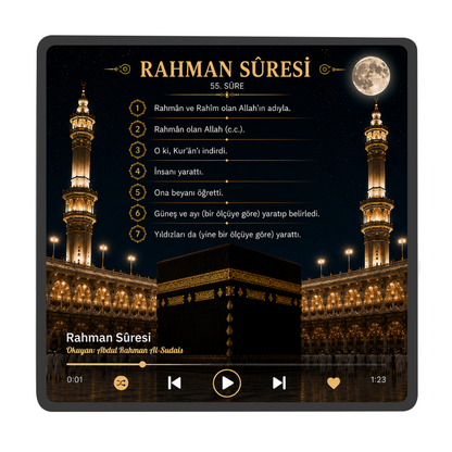Kur'an-ı Kerim Sesli Magnet